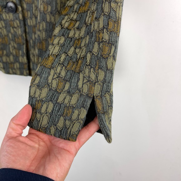 Lafayette 148 (10) Sheath Knee Length Dress Jacket 2 Piece Set Bundle Green - Picture 7 of 12